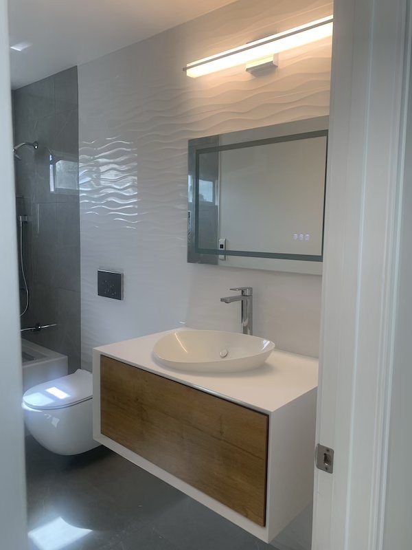 Bathroom remodel project in Villa Park, CA