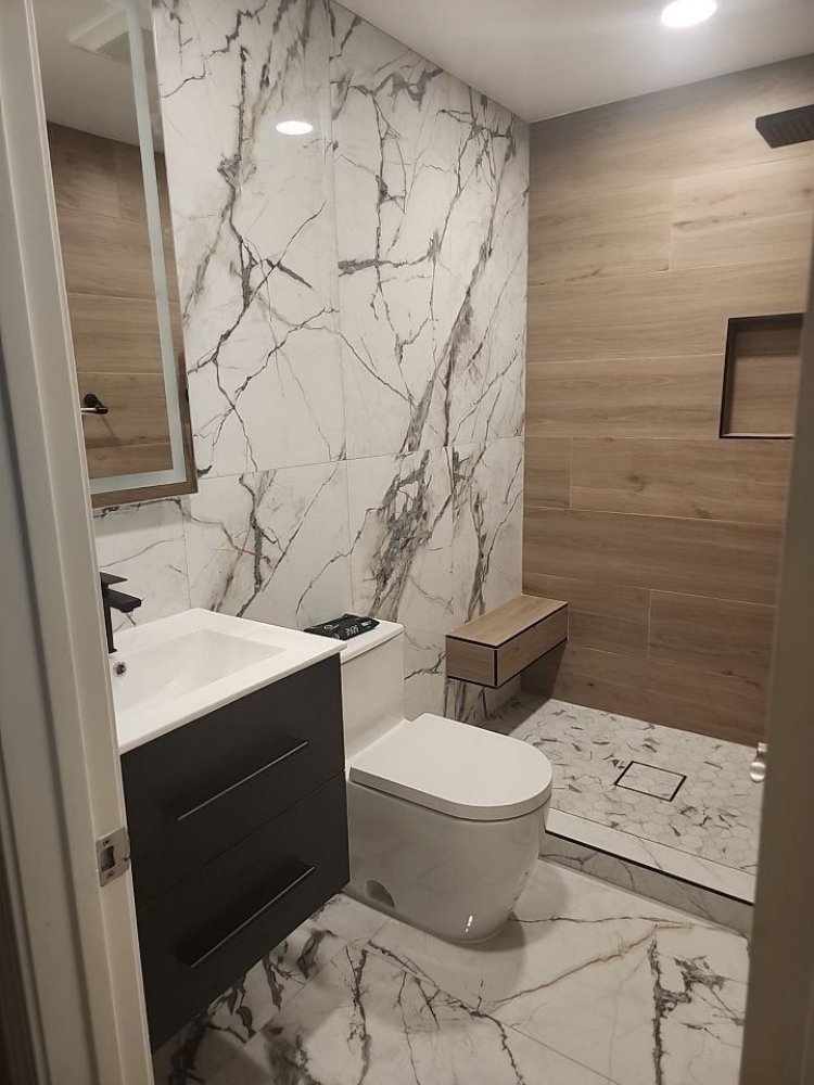 Bathroom remodel project in Orange, CA
